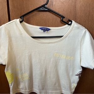 Crop Top with cute decals